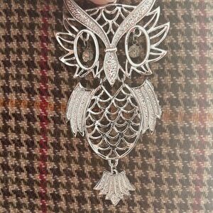 Silver Owl Pendant